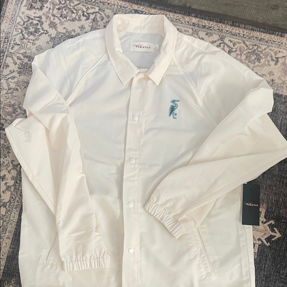 Men’s Fabletics by Stephen Malbron Off-White shell Jacket